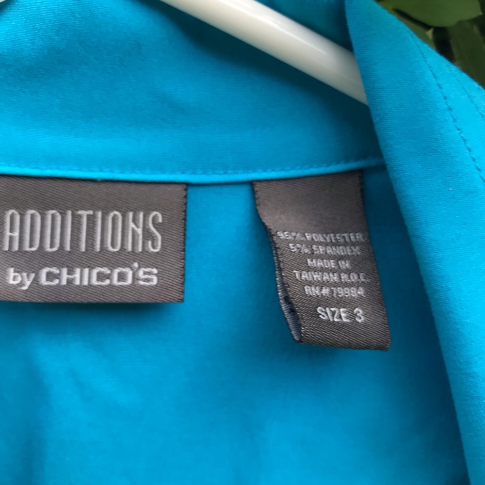 Additions By Chico’s Blue Jacket - image 2